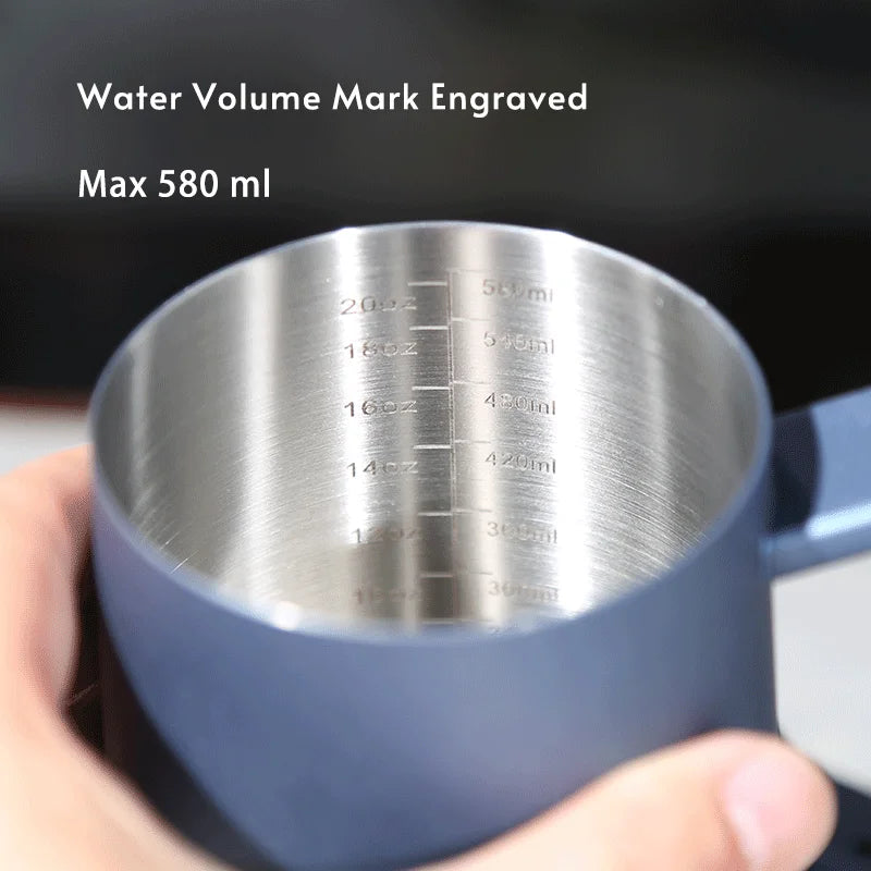 Jarra Gooseneck de Acero Inoxidable – Vertido Preciso para Café de Especialida